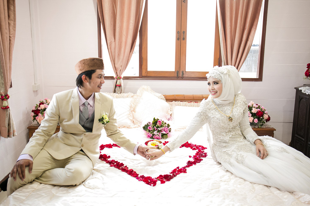 งานแต่งอิสลาม พิธีแต่งงาน พิธีนิกะห์ คุณลีน่า และคุณบุ๊ค